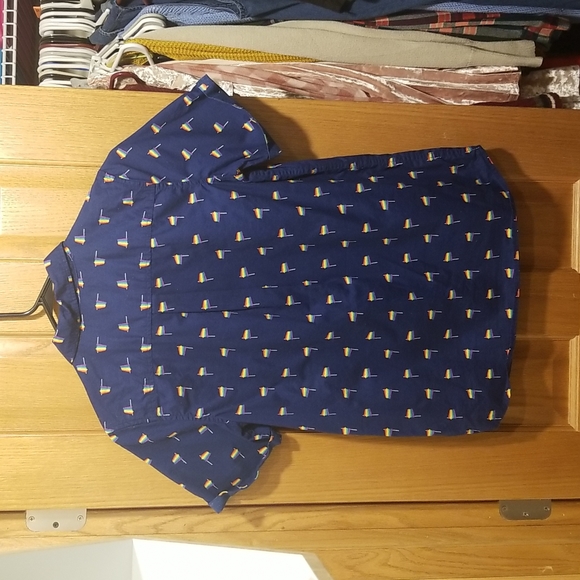 Pride Button Up Tee - Picture 2 of 4